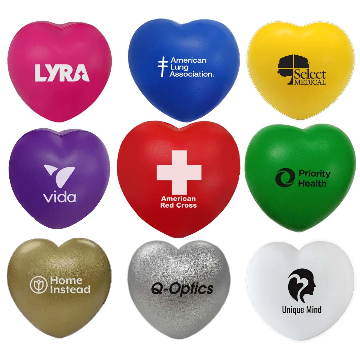 Heart Shape Stress Reliever, Semi Soft And Squeezable 1