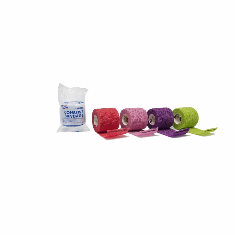 Cohesive Bandage Roll - 2" x 5 Yards Assorted Colors