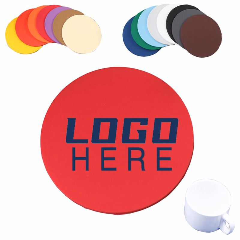 Round PVC Coaster MOQ50pcs