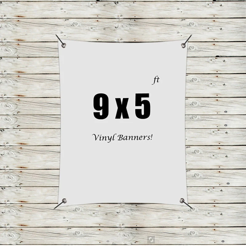Custom 9' x 5' Vinyl Banners 1