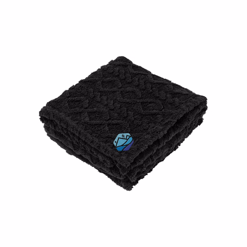 Powder Recycled Sherpa Blanket