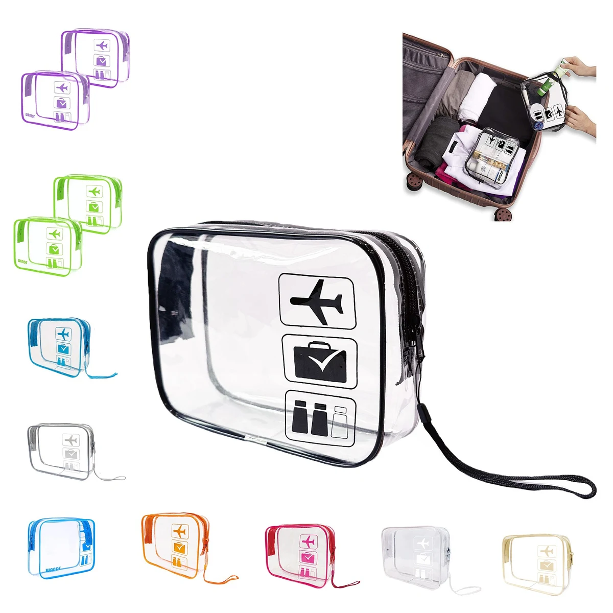 Travel Clear Toiletry Bag 1