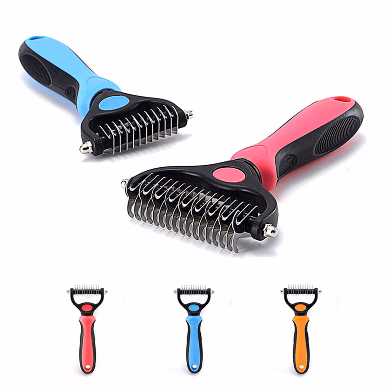 Dematting Comb With 2 Sided Professional Grooming Rake