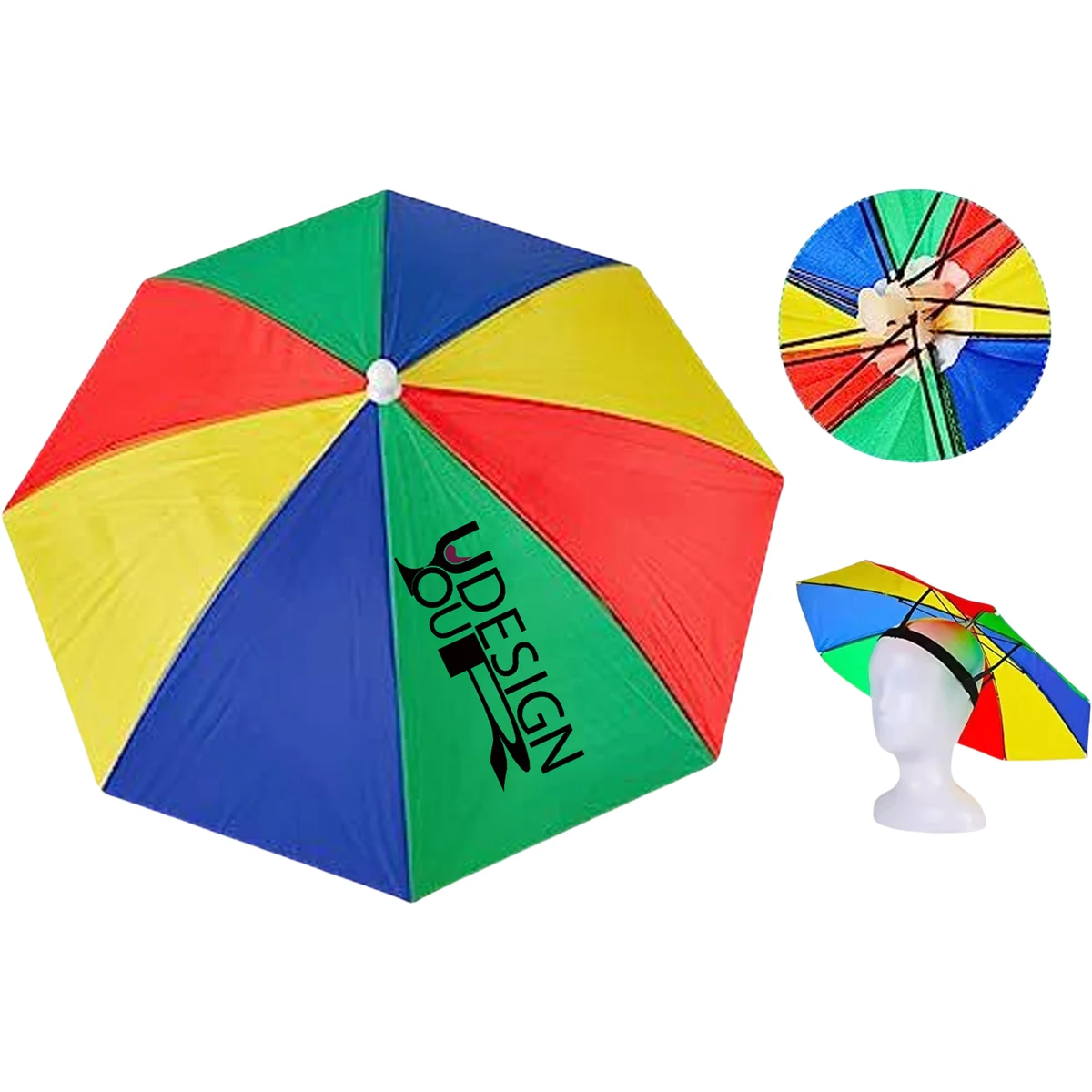 Portable Head Umbrella Hat MOQ20 1