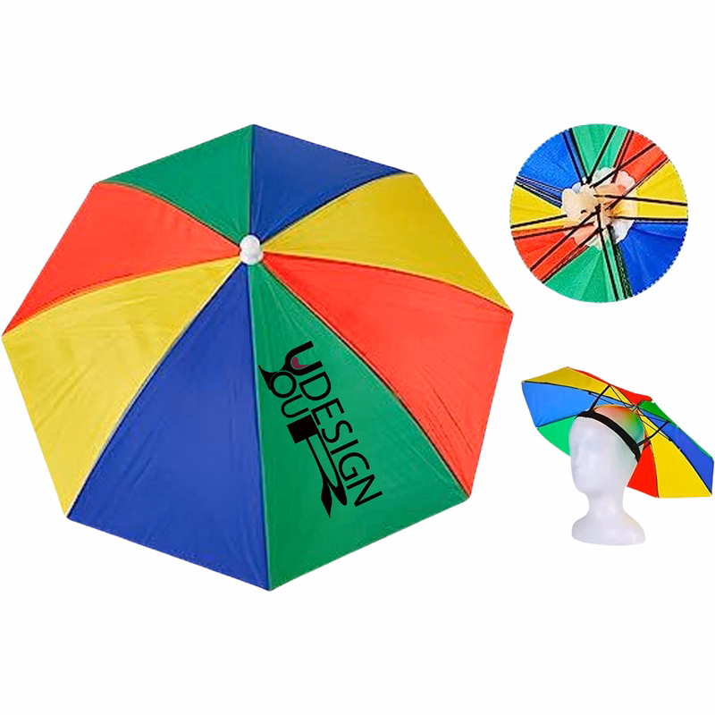 Portable Head Umbrella Hat MOQ20