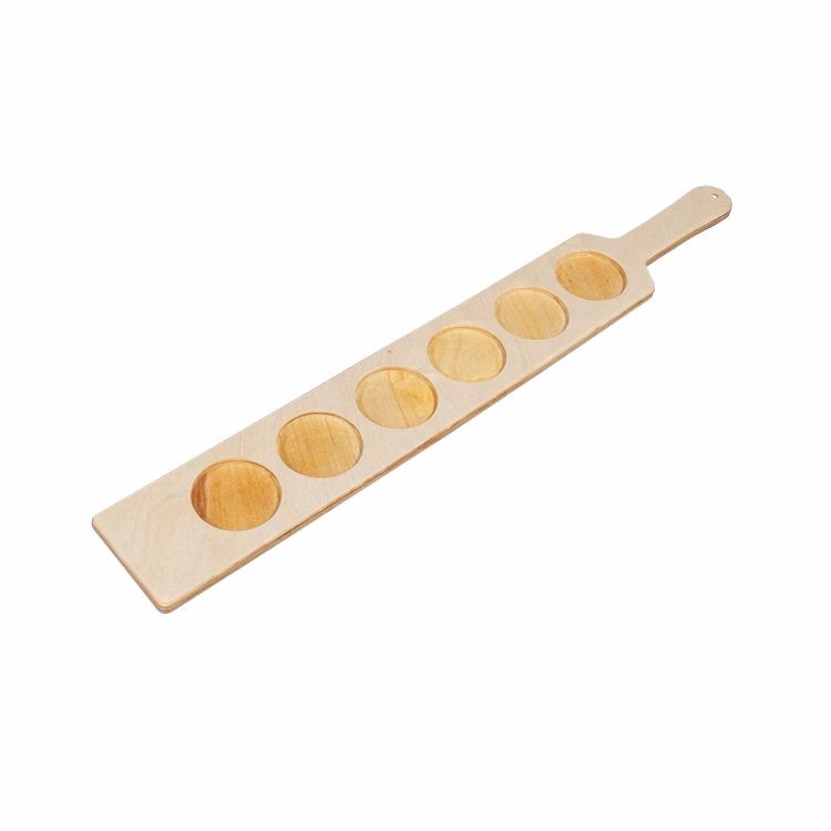 Plywood Sampler Paddle - 6 Pocket