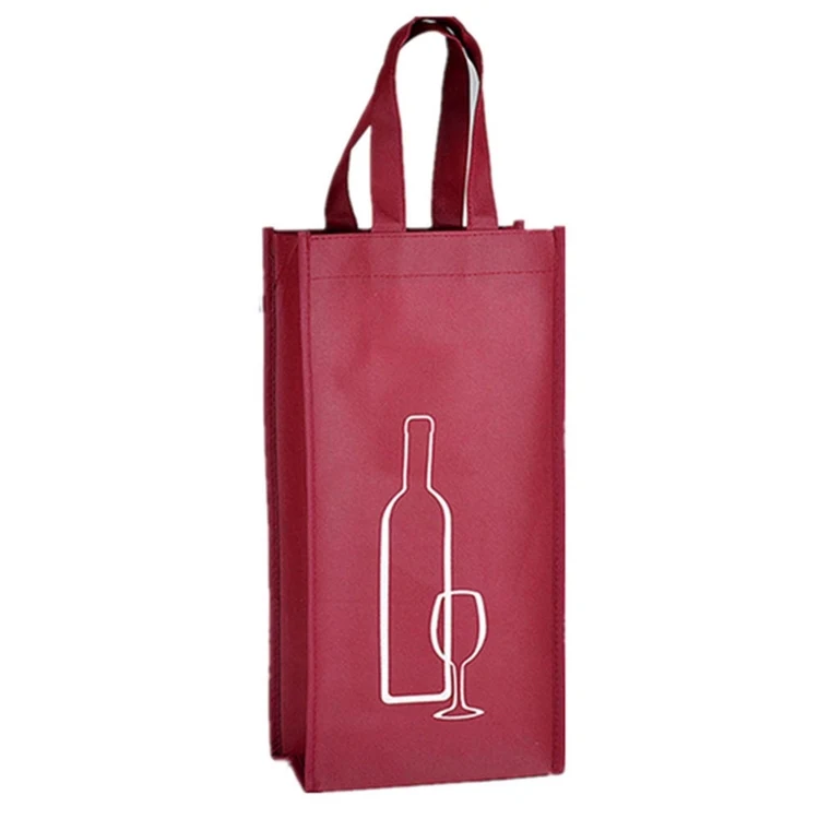 2 Bottle Non-Woven Tote Wine Bag 1