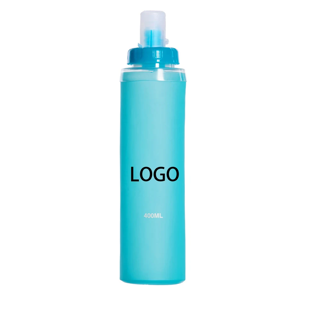 13Oz Reusable Collapsible TPU Outdoor Sports Water Bag 1
