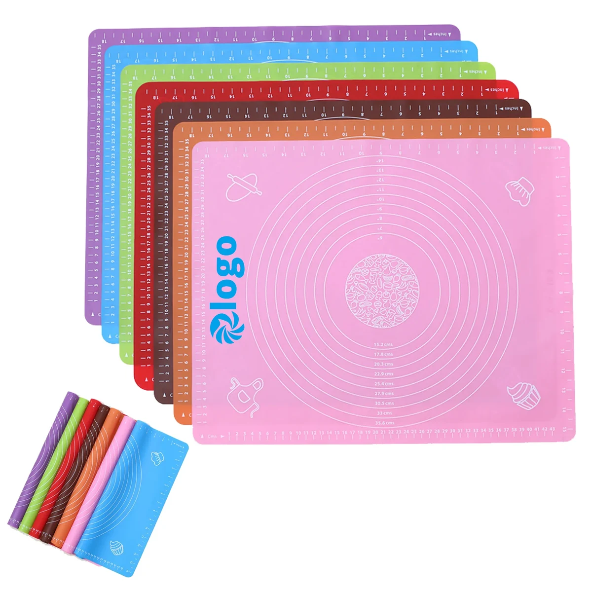 Custom Non-Slip Silicone Baking Mat 1