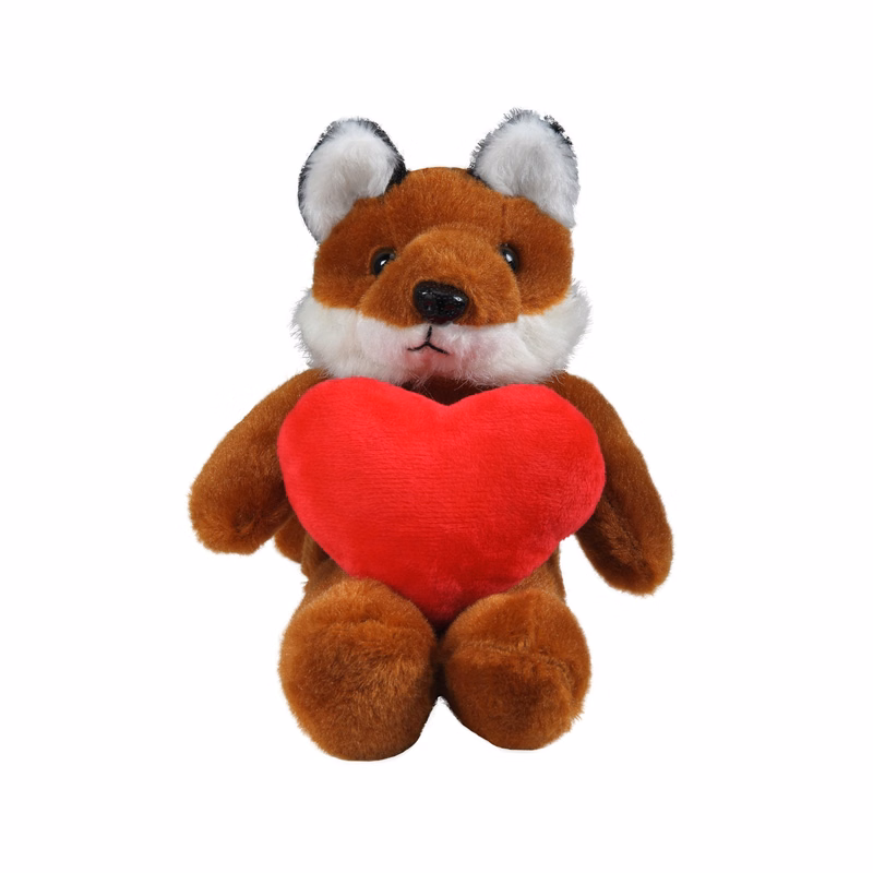 soft plush Fox with heart