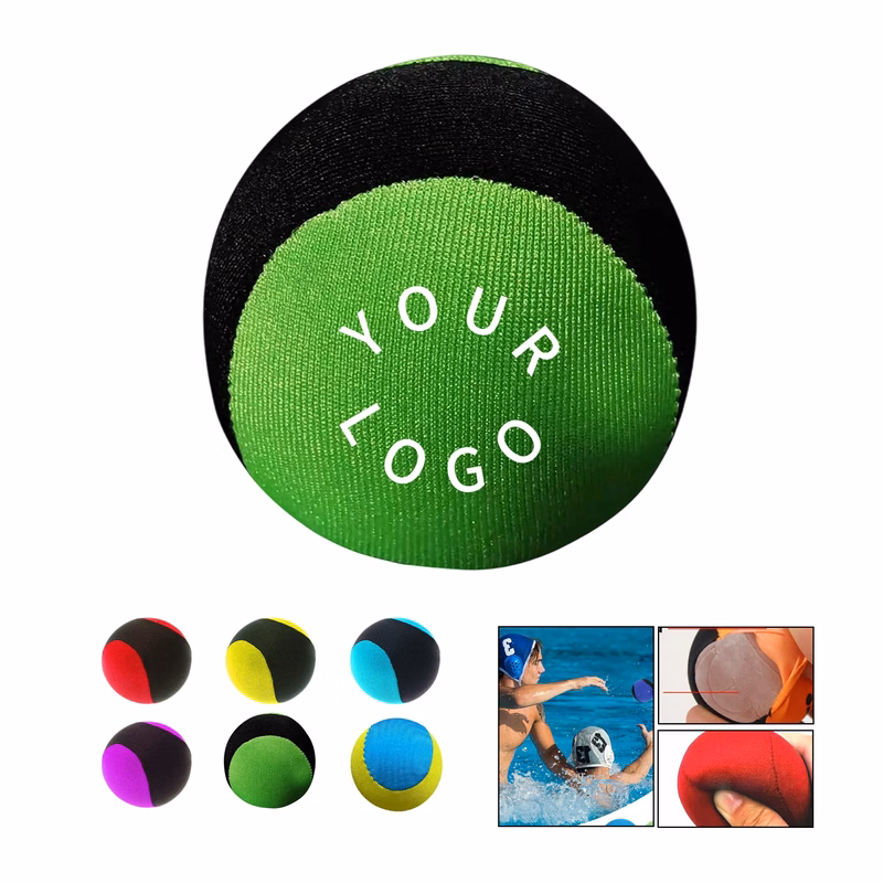 TPR Gel Water Bouncing Cloth Beach Ball