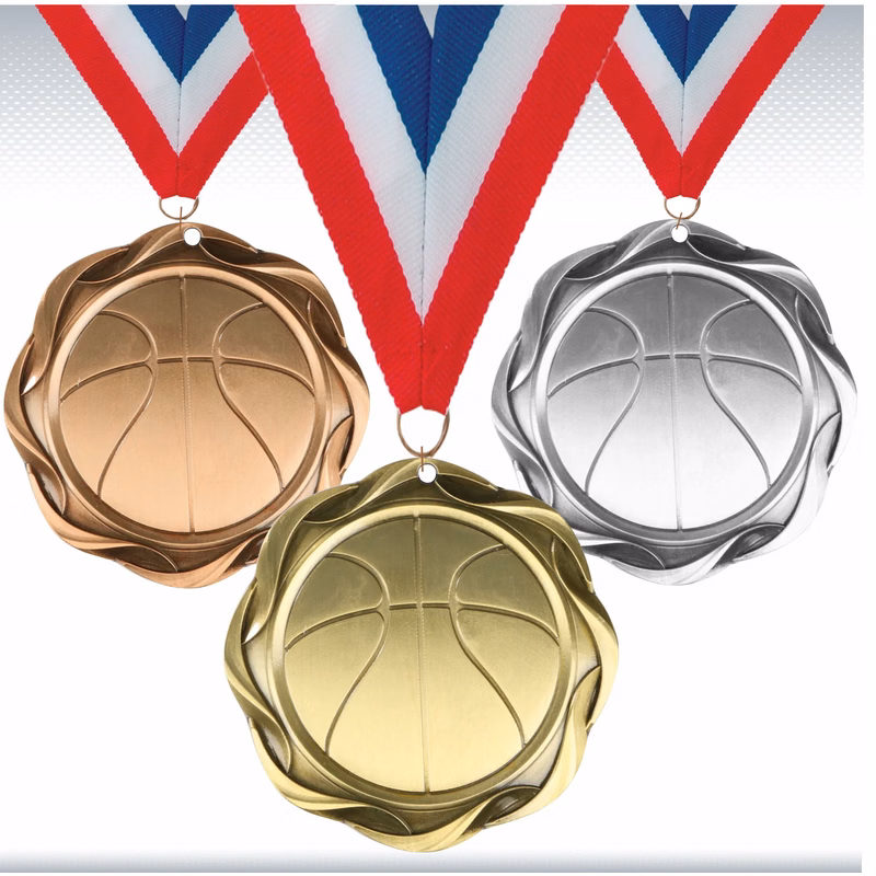 3" Fusion Basketball Medal