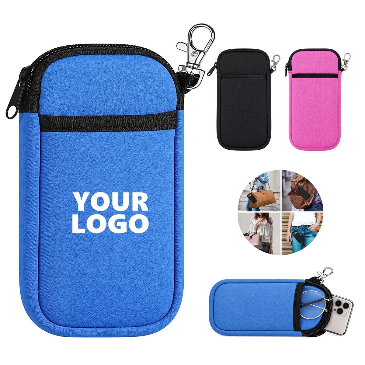 Neoprene Double Pocket Storage Pouch 1