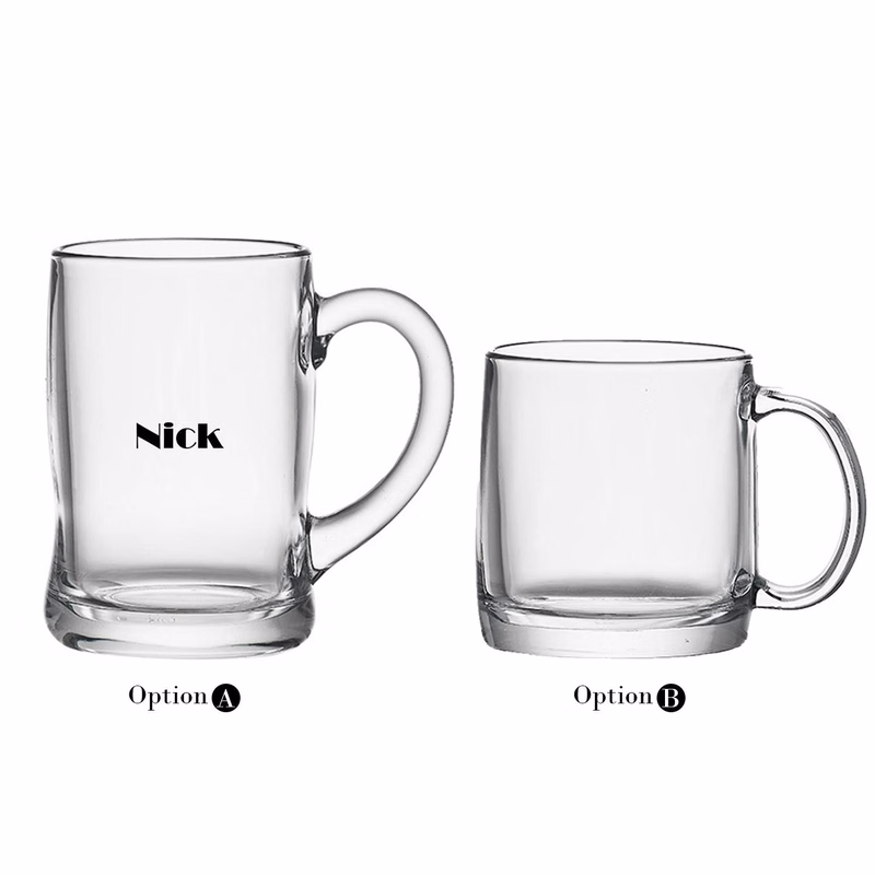 Thickened Heat Resistant Glass Cup with Handle