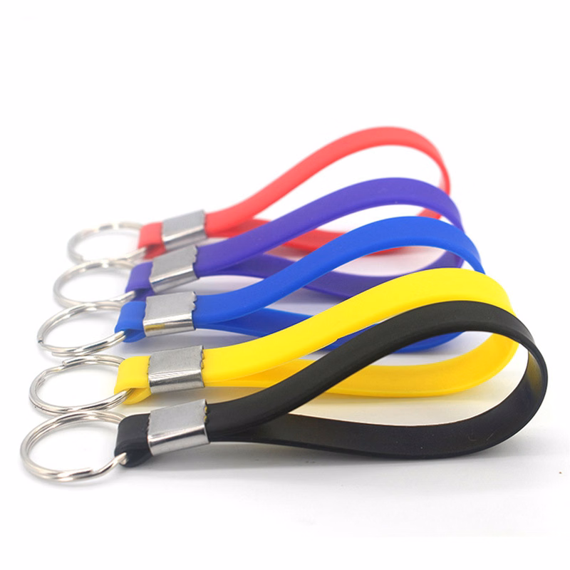 Home Office Portable And Simple Silicone Keychain