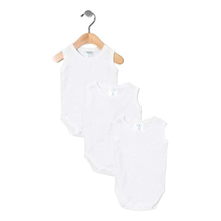 Sleeveless Bodysuits - 9 Months 3 Pack 1