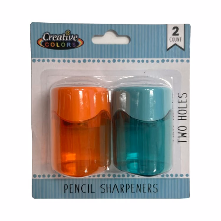 Pencil Sharpeners - Shaving Receptacle 2 Pack