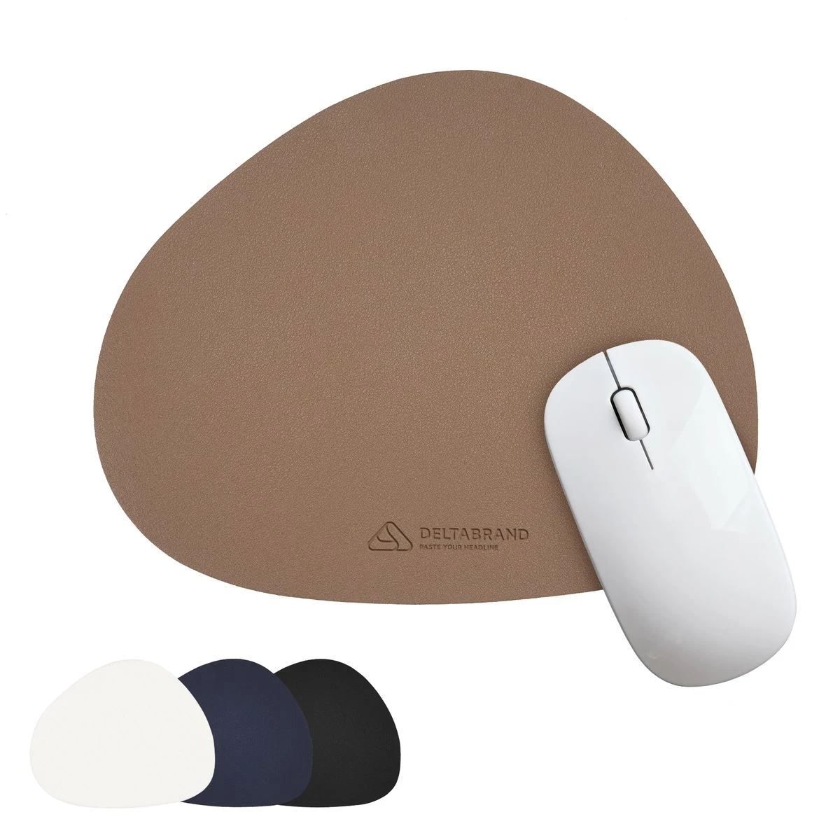 Creative Double-Sided PU Leather Mouse Pad 1