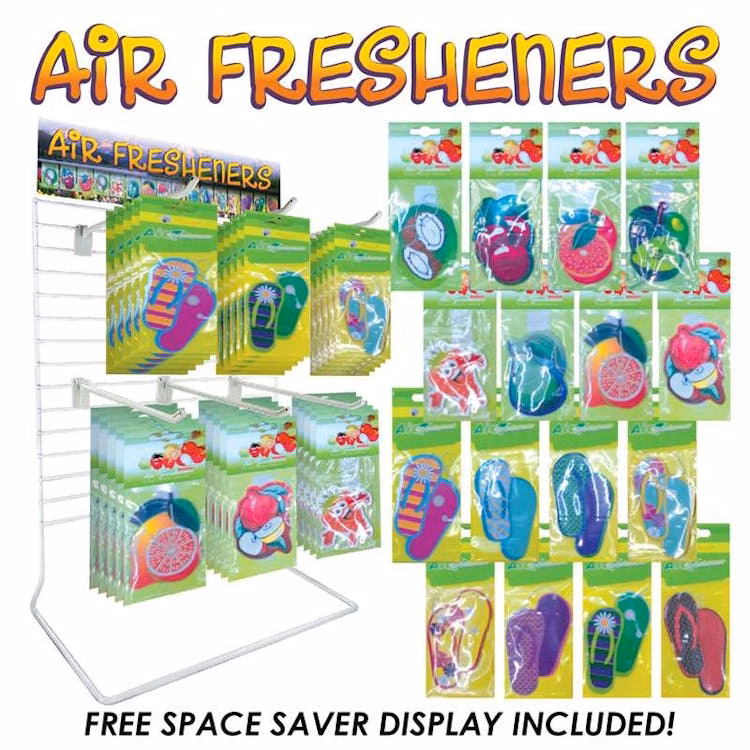 Car Air Fresheners - 8 Assorted Scents