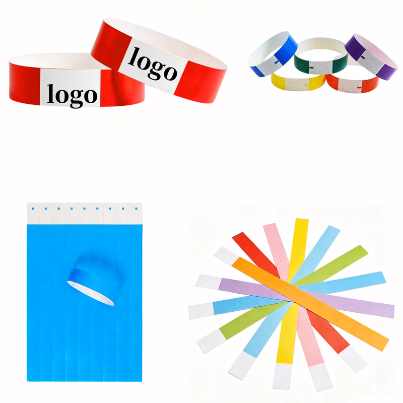 Custom Tyvek Paper Event Wristbands