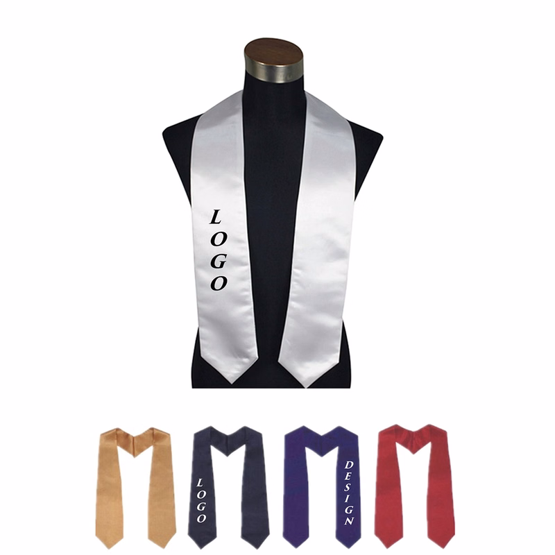 Professional Graduation Gown Cap Stole MOQ 50PCS