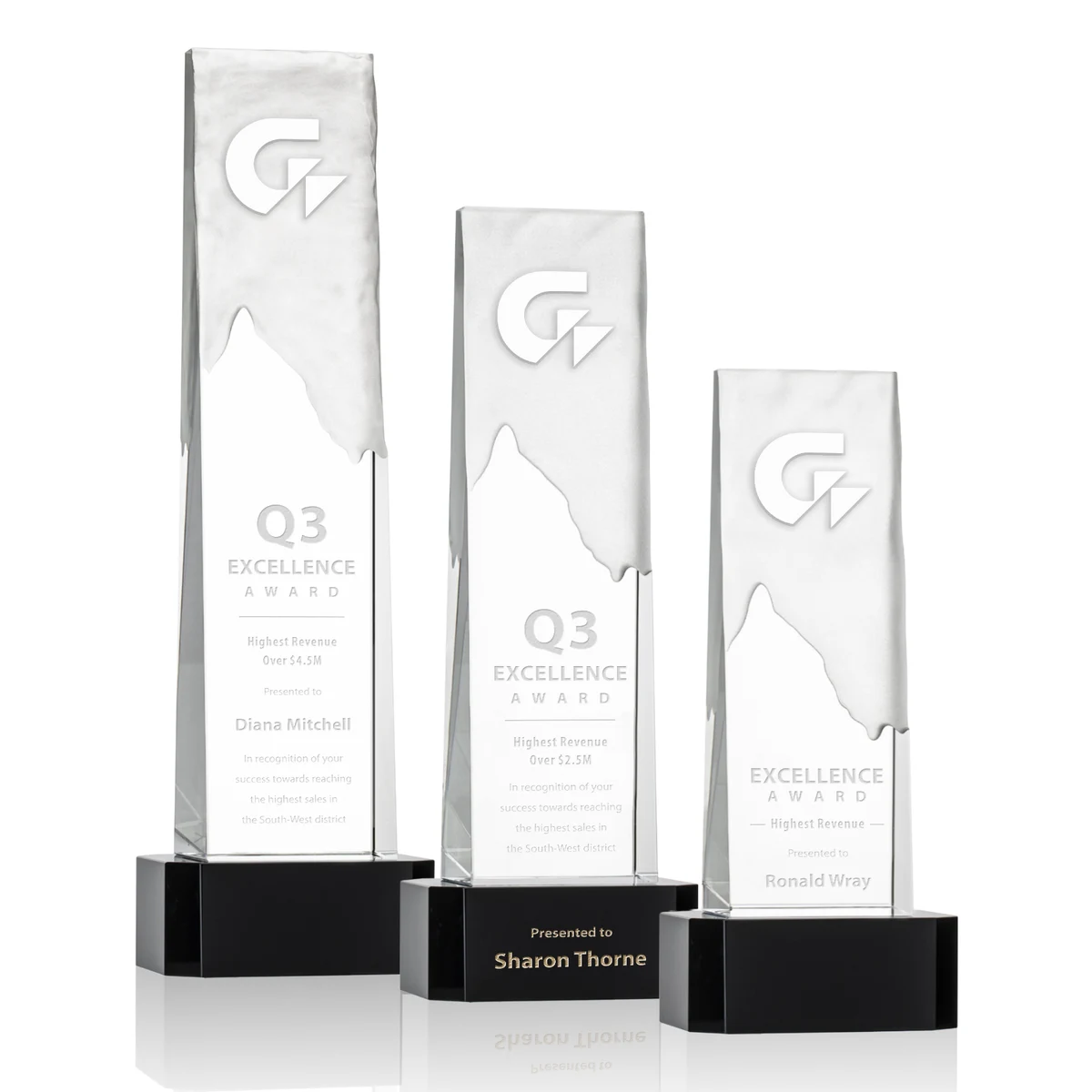 Rushmore Award on Base - Black 1
