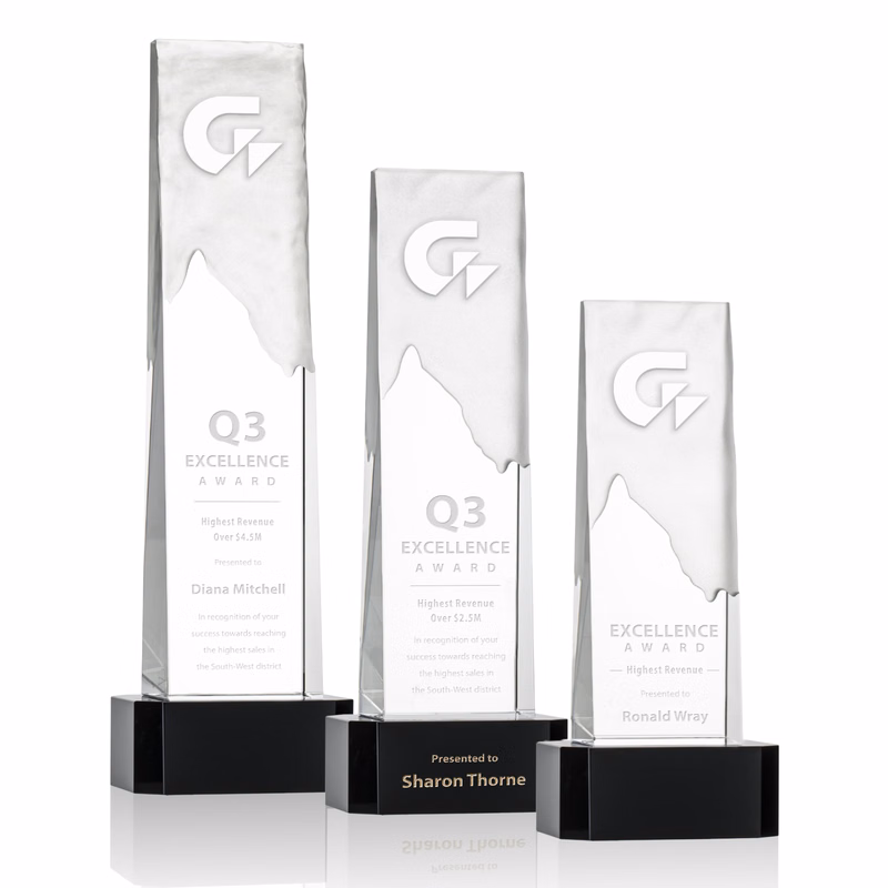 Rushmore Award on Base - Black