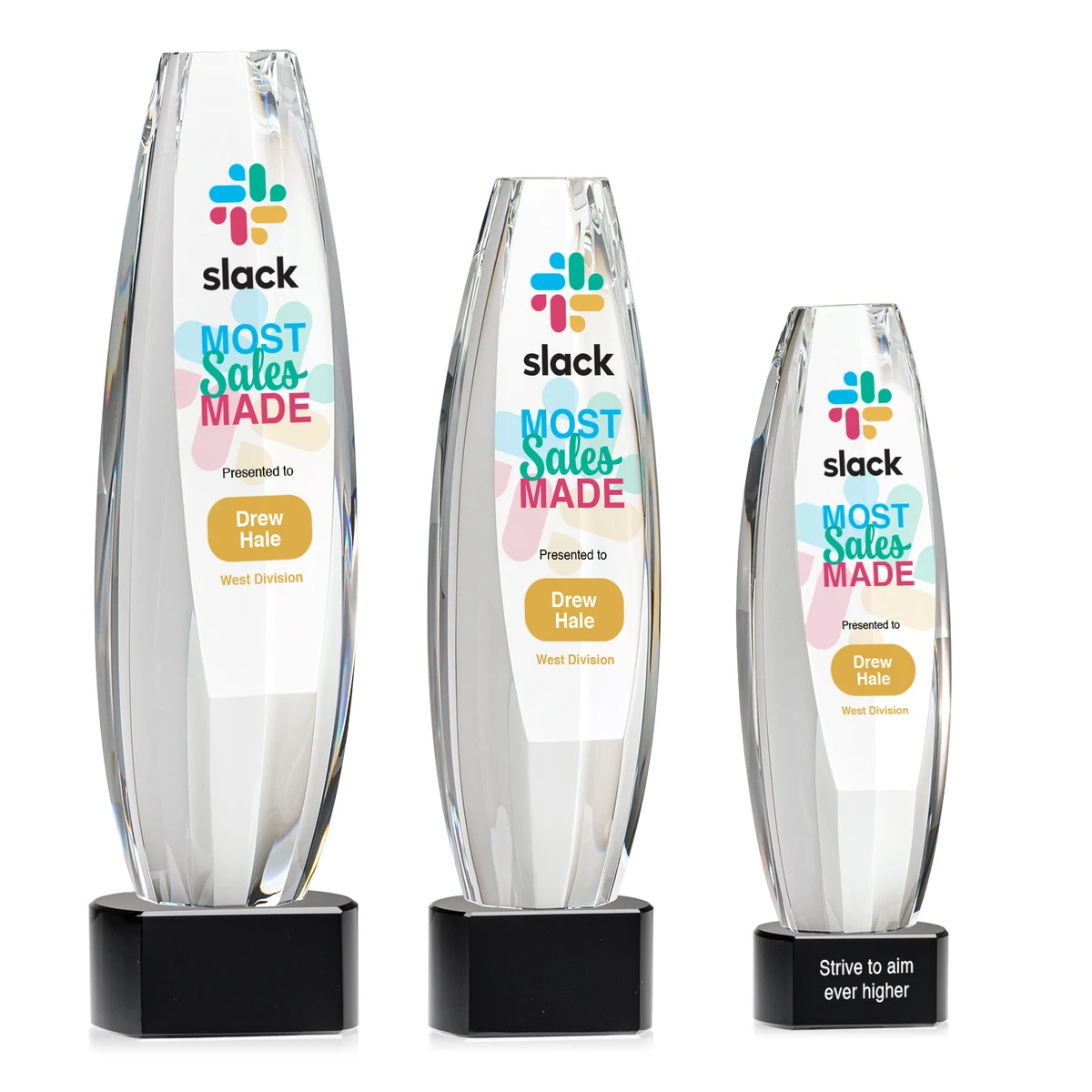 Hoover VividPrint™ Award on Paragon Base - Black 1