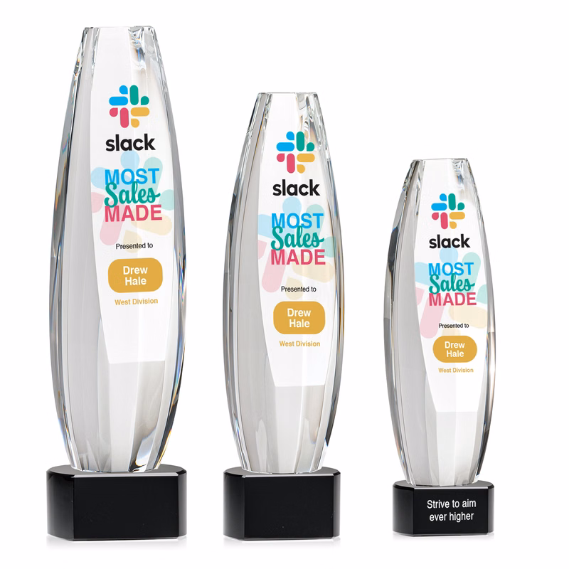Hoover VividPrint™ Award on Paragon Base - Black