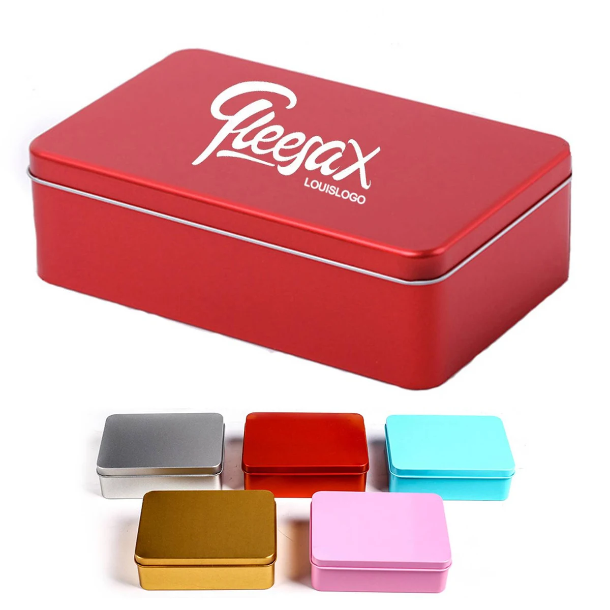 Storage Tin Box with Airtight Lid 1