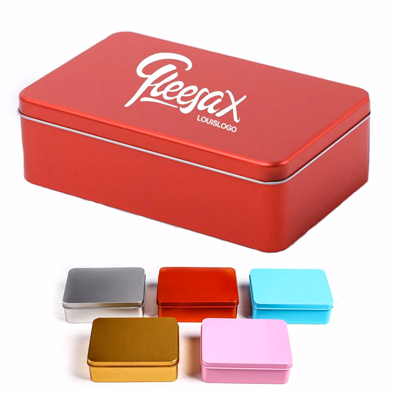 Storage Tin Box with Airtight Lid