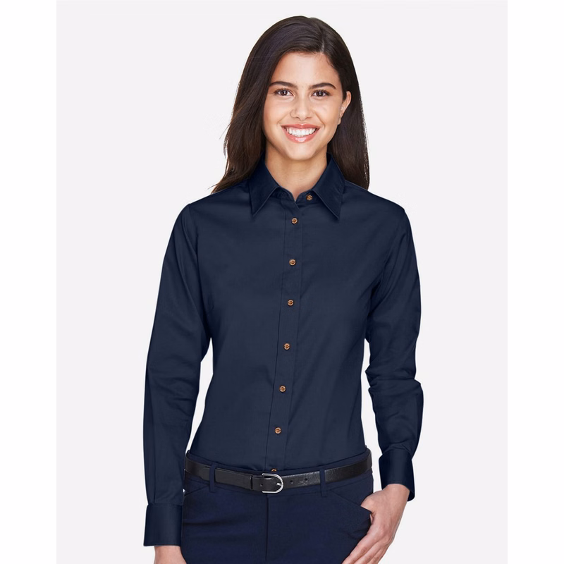 Women's Easy Blend™ Twill Dress Shirt with Stain-Release - M500W