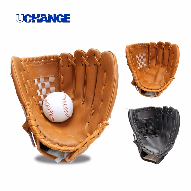 PU Baseball Softball Glove With Basket Web