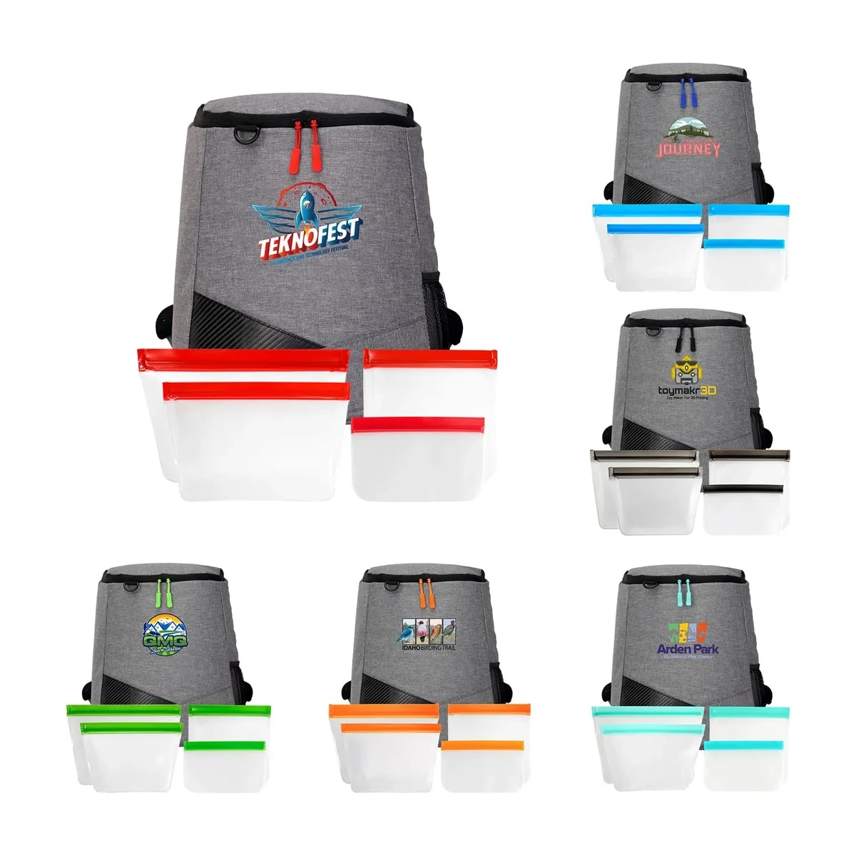 Reusable Food Storage Backpack Set 1