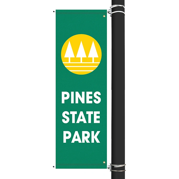 72" x 22" Custom Sunbrella™ Avenue Banner-2 Color Imprint 1