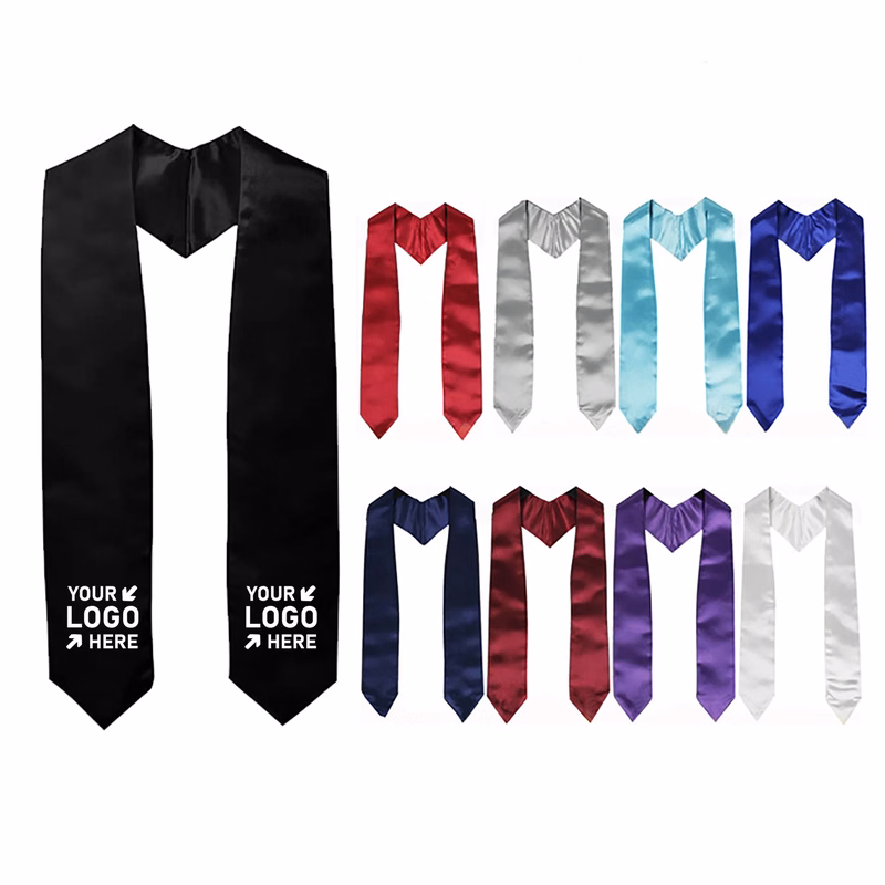 Solid Color Graduation Stole/Sash