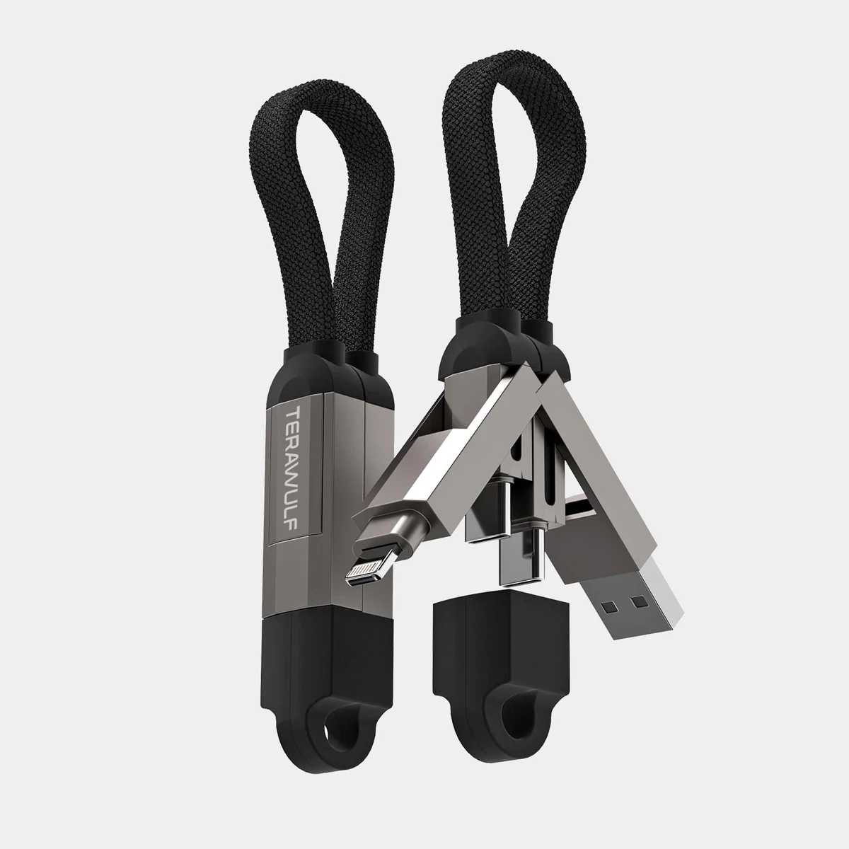 Mach 6 - Powerful 60W Multi-Cable Featuring USB-C and Lightning Connectors 1