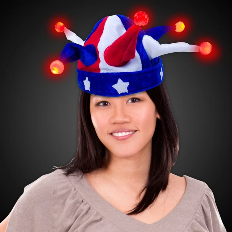USA Jester LED Light Up Hat 1