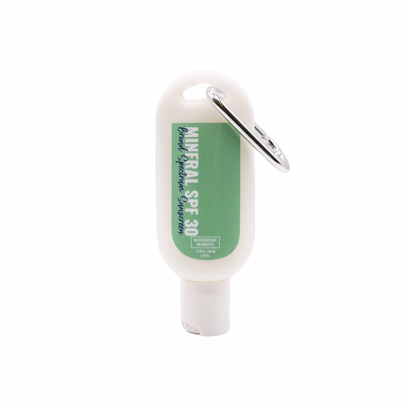 Mineral SPF 30 Broad Spectrum Sunscreen Tottle w/ Carabiner 1.5 fl oz