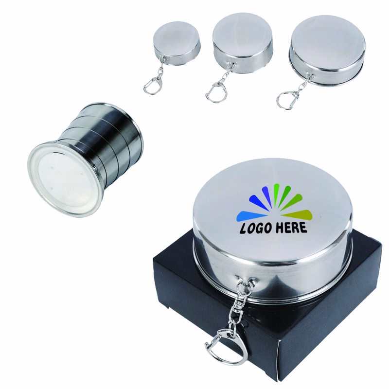 Full Color Stainless Steel cup with keychain