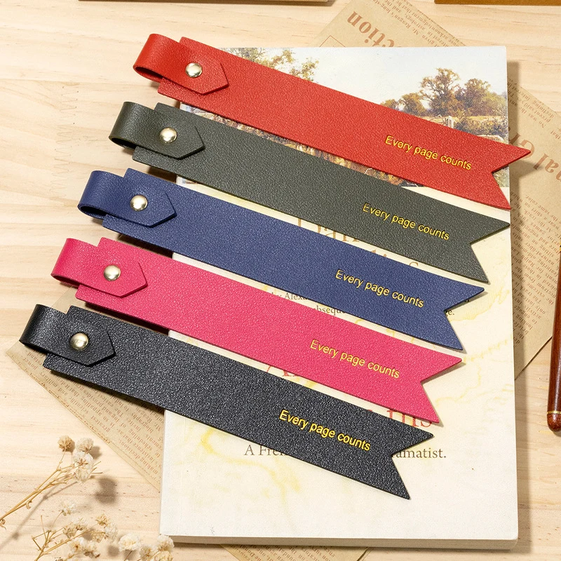 High-grade Leather Bookmark 1
