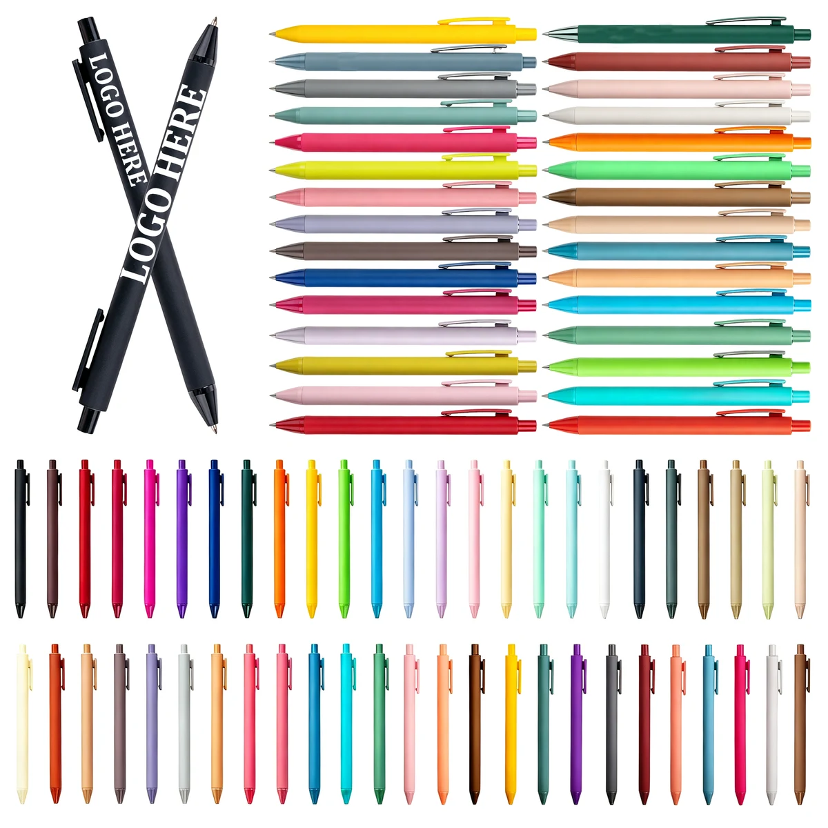 Retractable Gel ink Pens Extra Fine Point 1