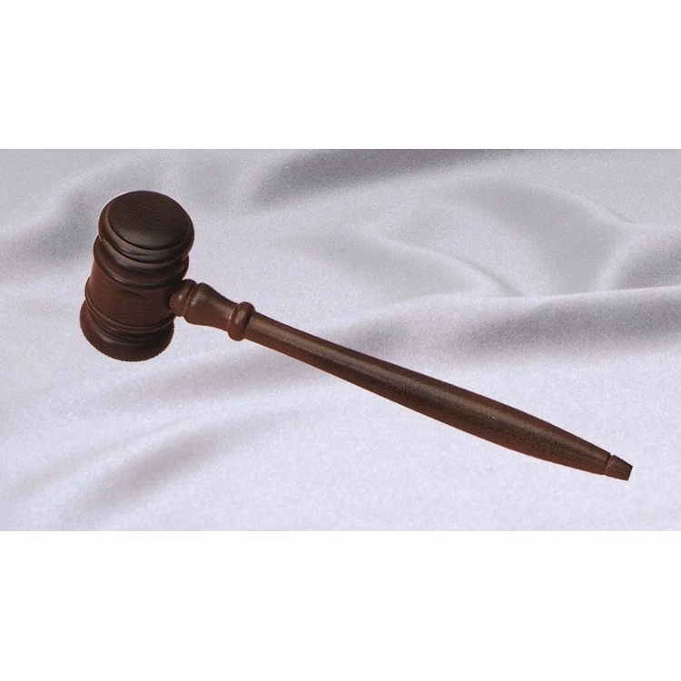 Mens 10-1/2" Walnut Gavel