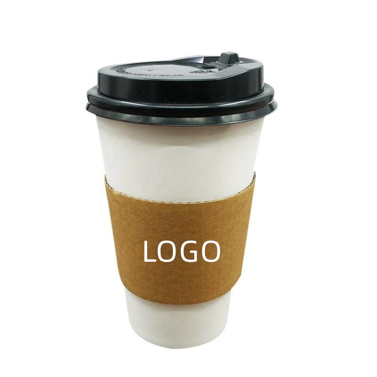 Full Color 8oz Double Layer Cup Sleeve 1