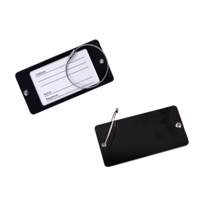 Aluminum Acrylic Luggage Tag