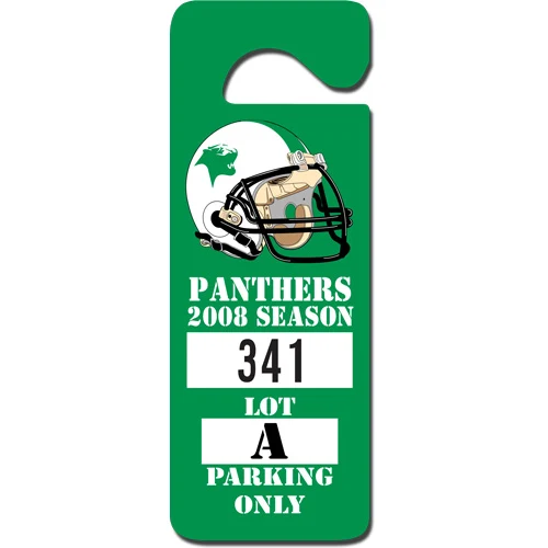 Plastic Security Hang Tag (3 1/4" x 9") 1