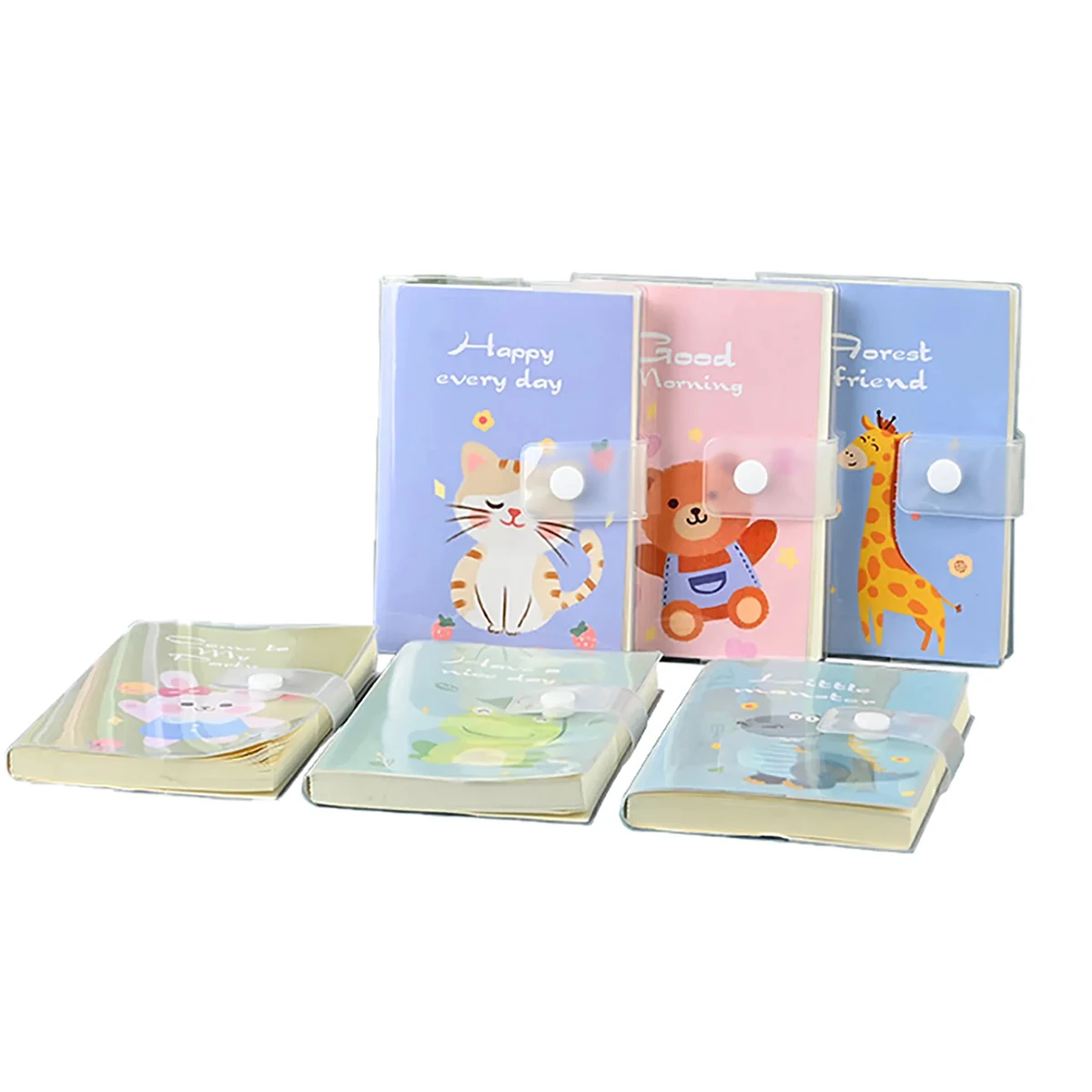 Cute Student A6 Cartoon Animal Gummed Book MOQ 100PCS 1