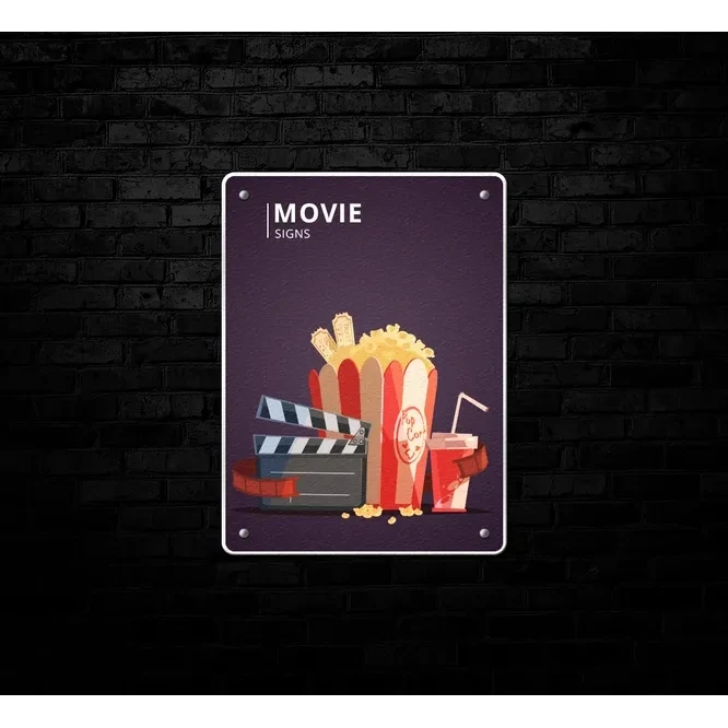 Reflective Movie Signs (1ft x 1ft/sqft) 1