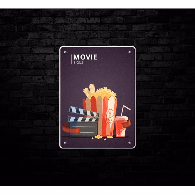 Reflective Movie Signs (1ft x 1ft/sqft)