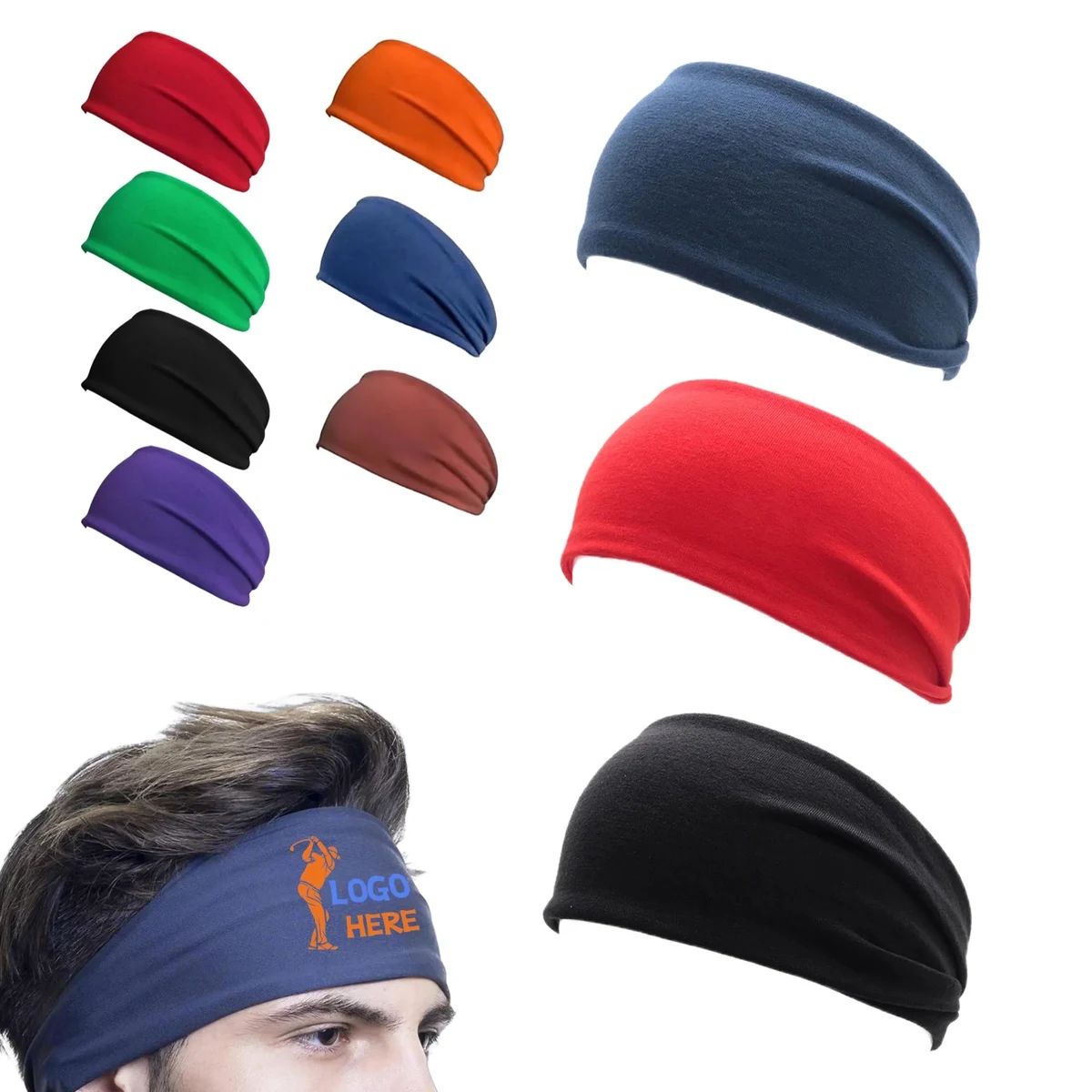 Full Color Breathable High Elasticity Hairband 1